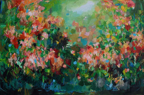 SOLD Changing Seasons | Canvas Painting in Paintings by Art by Geesien Postema. Item composed of synthetic