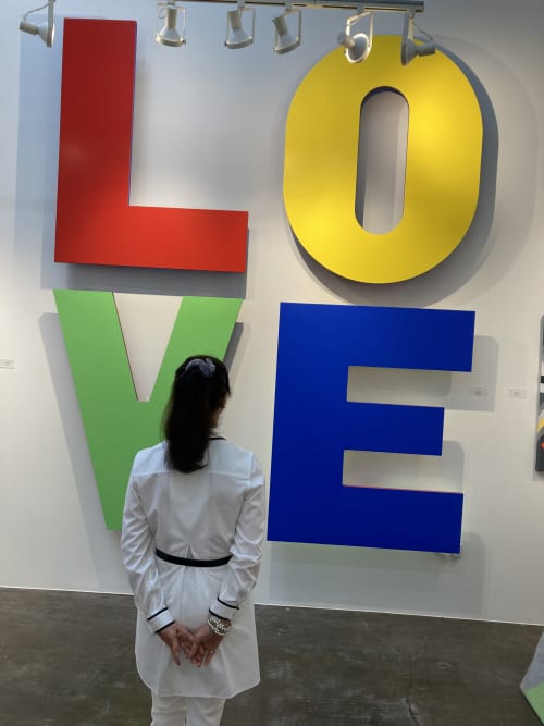 Inspiration, Love Wall Sculpture | Wall Hangings by Abedin Fine Art. Item composed of wood