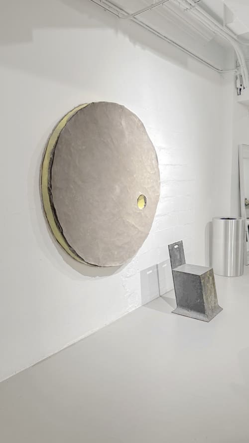 HELIOS | SIZMARI Studio | Wall Sculpture in Wall Hangings by Sizmari. Item made of metal with fiber works with minimalism & contemporary style