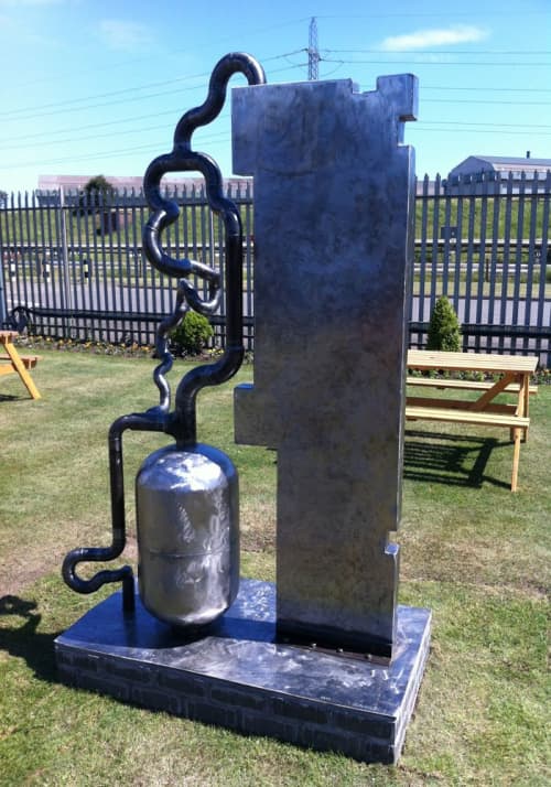 British Oxygen Company, Head Office, Teesside UK | Art Curation by Lewis Robinson - sculptor