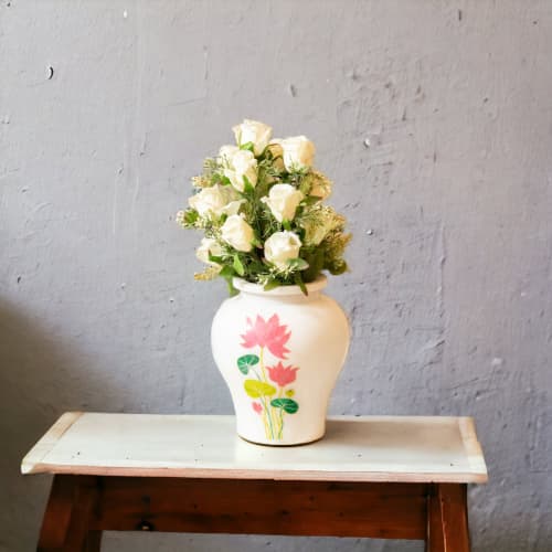 Modern marble vase, Unique marble vase, One-of-a-kind marble | Vases & Vessels by Innovative Home Decors. Item made of marble works with country & farmhouse & art deco style