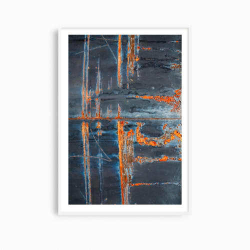 Industrial wall art, 'Dalston Rust I' photography print | Photography by PappasBland. Item composed of paper in contemporary or industrial style