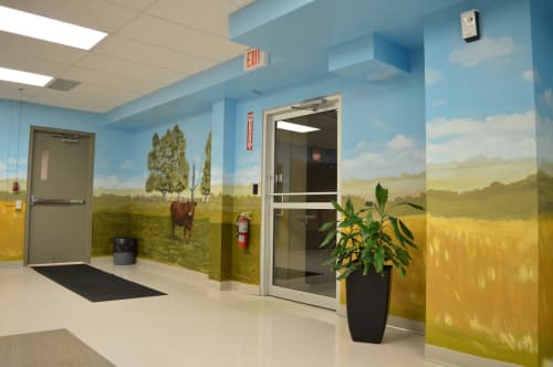 Ontario Farmland Mural | Murals by Murals By Marg. Item composed of concrete & synthetic
