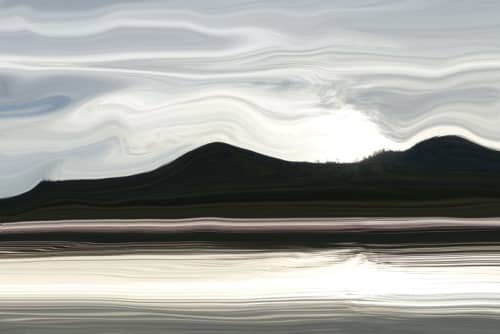 Black Mountain 00268 A | Prints in Paintings by Petra Trimmel | Lexington in Lexington. Item made of canvas with metal