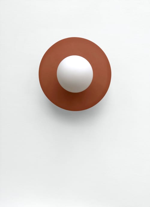 Candy Bracelet - Terracotta | Brass Wall Light - UK & EU by What The Mood | Wescover Sconces