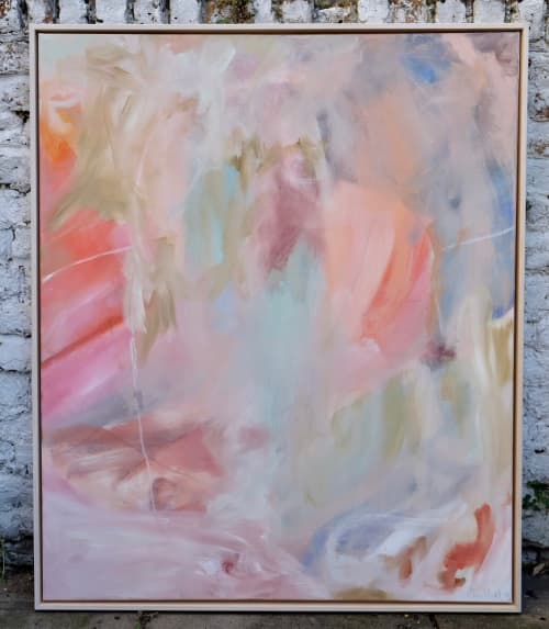 Calypso | Oil And Acrylic Painting in Paintings by Alice Watt. Item made of canvas with synthetic