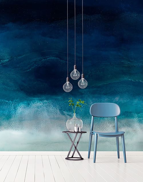 Salt Creek Sunday's Wallpaper Mural | Wall Treatments by MELISSA RENEE fieryfordeepblue  Art & Design. Item compatible with contemporary and eclectic & maximalism style
