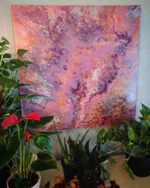 Royal Empress | Oil And Acrylic Painting in Paintings by Soulscape Fine Art + Design by Lauren Dickinson. Item made of canvas with synthetic
