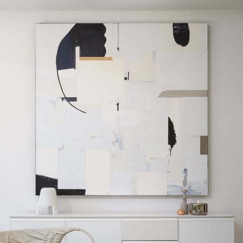 Wabi-Sabi | Oil And Acrylic Painting in Paintings by silvia poloto. Item made of synthetic