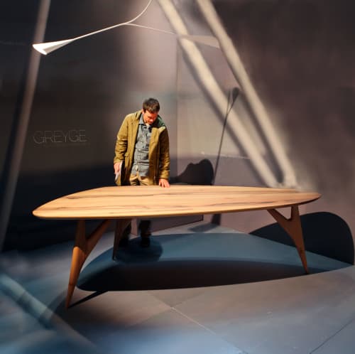 TED Masterpiece – Solid Walnut Dining Table | Tables by GREYGE. Item composed of walnut compatible with minimalism and contemporary style