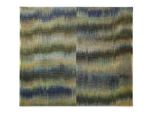 Riverbed | Tapestry in Wall Hangings by Jessie Bloom. Item composed of cotton in mid century modern or contemporary style