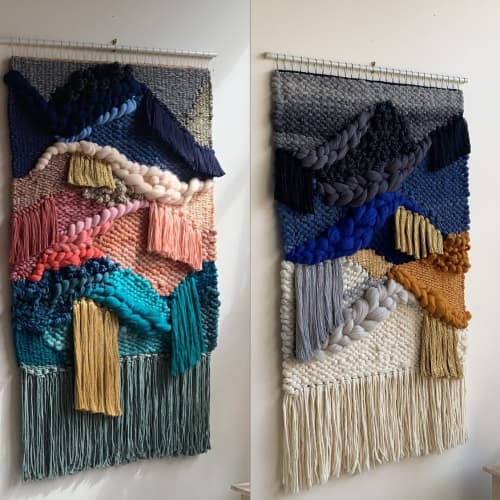 imagined landscape | Macrame Wall Hanging in Wall Hangings by Maryanne Moodie. Item made of fabric