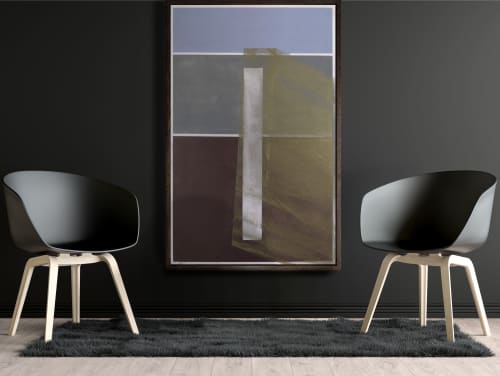 Every Man Is Two Men | Oil And Acrylic Painting in Paintings by Matthew Thomas. Item made of canvas & synthetic