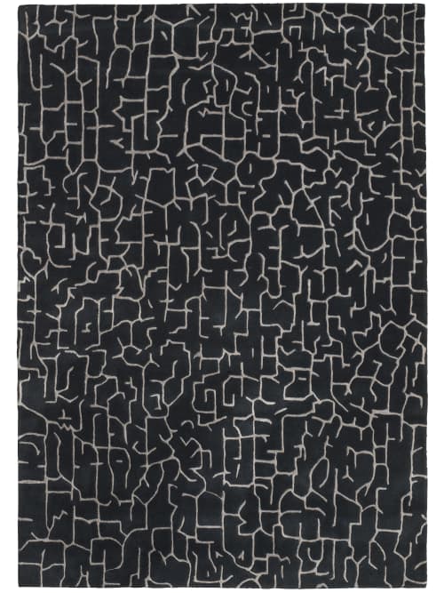 Oceania Seabed Blue | Area Rug in Rugs by Naja Utzon Popov. Item composed of wool and fiber