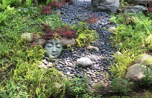 Kwan Yin Fragment Indoor/Outdoor Sculpture | Sculptures by Studio Bridges