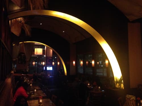 Acrylic Pendants | Pendants by CP Lighting | Carolina Kitchen Bar & Grill in Hyattsville. Item composed of synthetic