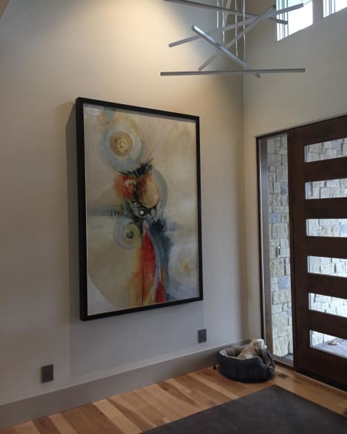 “Connections” Painting | Oil And Acrylic Painting in Paintings by Jan Griggs. Item made of synthetic