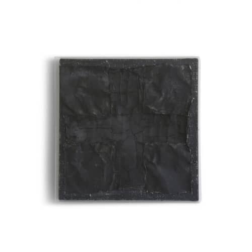 Incrocio Stradale Nero I | Mixed Media by Kim Fonder. Item made of fabric & paper