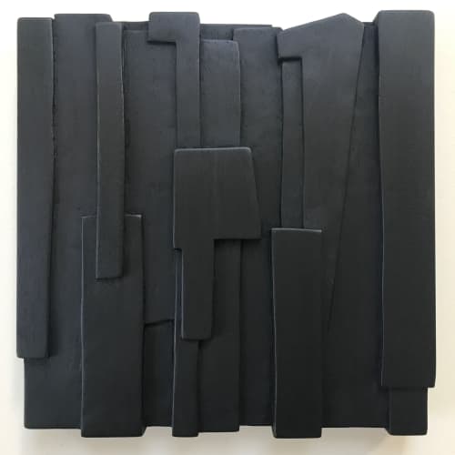 Blockbuster wall sculpture | Wall Hangings by Eben Blaney Furniture. Item composed of wood