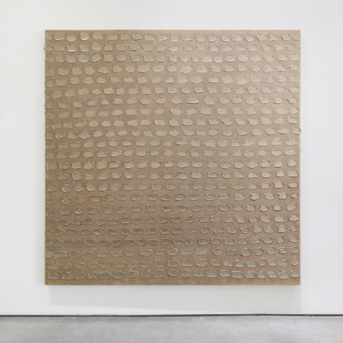 Tela Bronzato II | Mixed Media in Paintings by Kim Fonder | Rosewood Mansion on Turtle Creek in Dallas. Item compatible with minimalism and japandi style