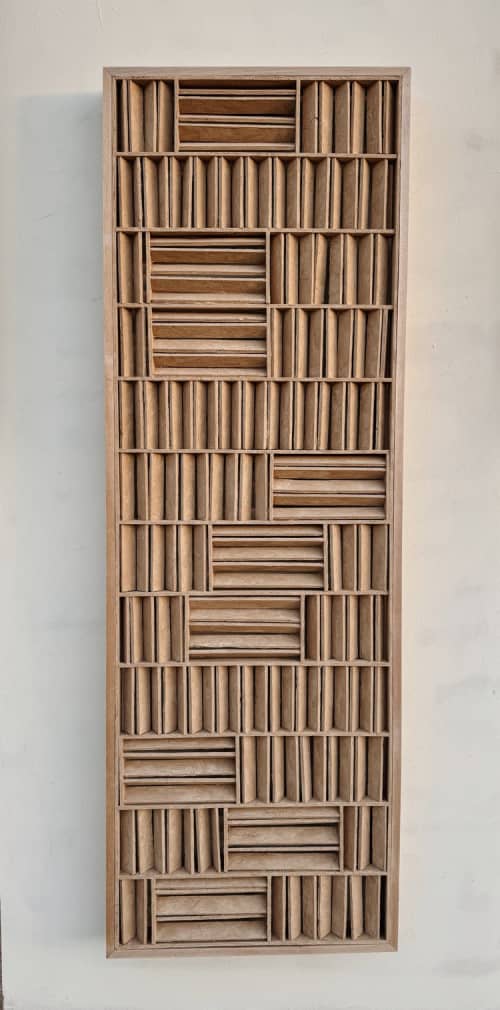 Let the Light In #2 | Decorative Objects by Aleksandra Zee. Item composed of wood in minimalism or contemporary style