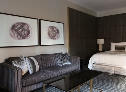 Spiro Diptych | Prints by Margaret Kisza | The Hazelton Hotel in Toronto. Item composed of paper