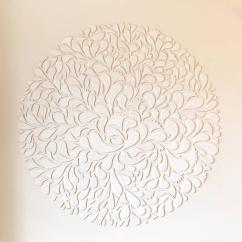 Mandala Wild | Murals by Anastasia Tumanova. Item composed of ceramic