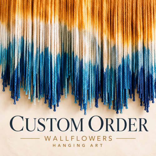 Custom Textile Art | Tapestry in Wall Hangings by Wallflowers Hanging Art