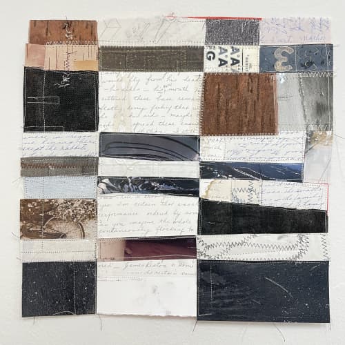 Uttered | Collage in Paintings by Susan Smereka. Item made of paper works with contemporary & modern style