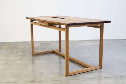 Light (gets in) Desk | Tables by stranger furniture | Descanso Gardens Visitor Center in La Cañada Flintridge. Item made of oak wood