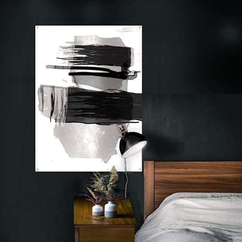 Every Now & Then The Rain Falls Sideways | Prints by Linda lhermite. Item made of wood & synthetic compatible with minimalism and contemporary style