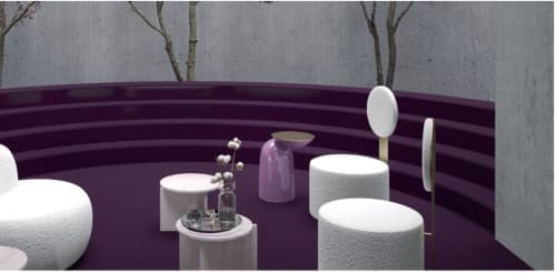 Pingu Side Table | Tables by SECOLO. Item made of metal