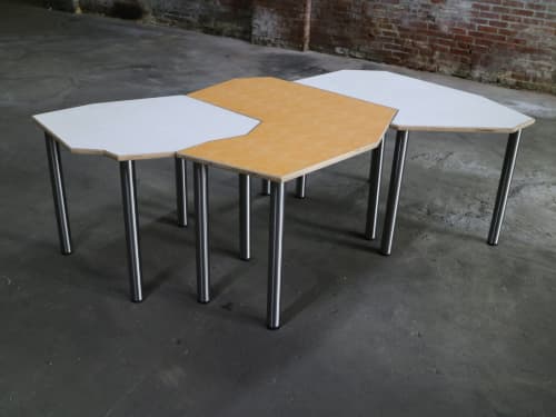 Tesselation Tables | Conference Table in Tables by CP Lighting | SevOne in Newark. Item composed of wood and steel