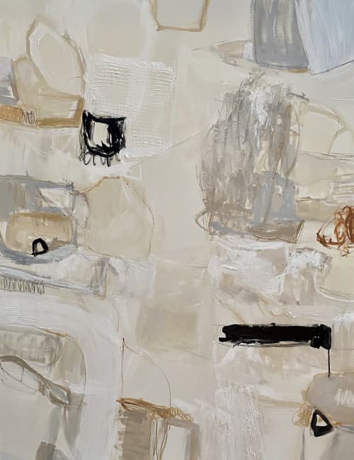 Sandy Lane | Oil And Acrylic Painting in Paintings by Erin Donahue Tice Fine Art. Item made of canvas with synthetic
