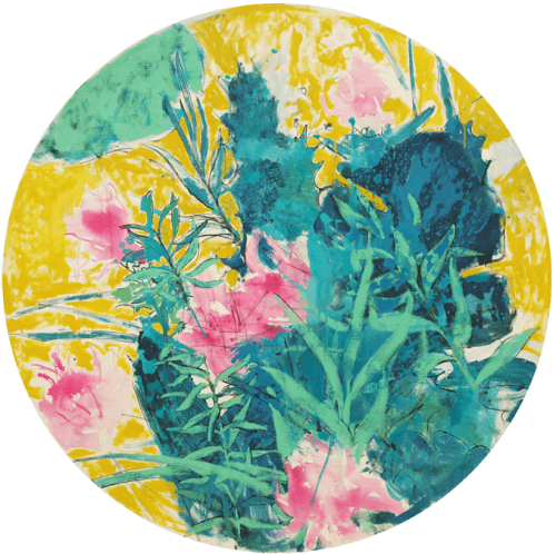 Tropic | Oil And Acrylic Painting in Paintings by Glib Franko. Item composed of canvas and synthetic