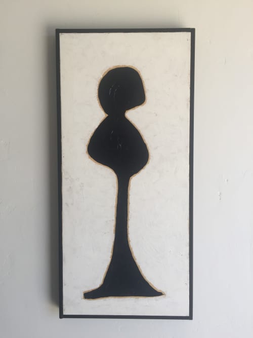 Shadow Story Number 2 | Oil And Acrylic Painting in Paintings by Kerry Campbell. Item composed of wood & synthetic