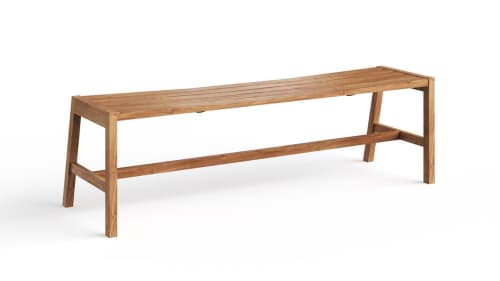 Blok Outdoor Bench | Benches & Ottomans by Model No.. Item composed of wood