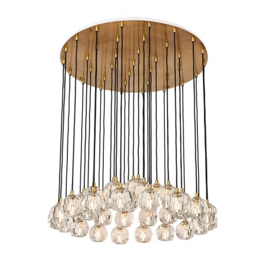 AM8122 BOULE SHOWER | Chandeliers by alanmizrahilighting | New York in New York. Item made of steel with glass