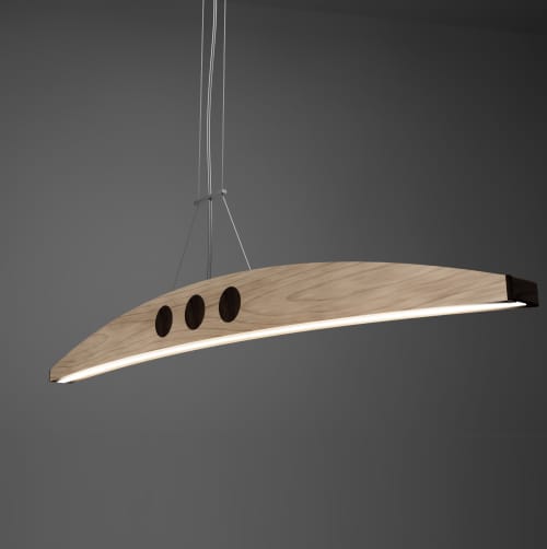 Fornix | Pendants by Daniel Glenn Design. Item made of wood works with contemporary & modern style