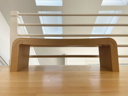 Olap Bench | Benches & Ottomans by Furbershaworks. Item composed of maple wood compatible with minimalism and contemporary style