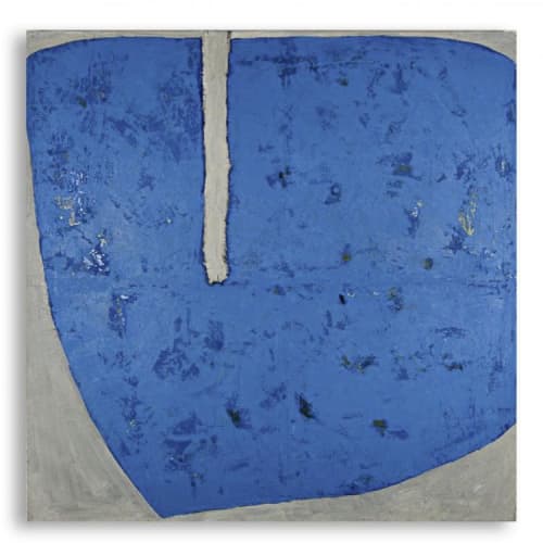 Cobalto Blu | Mixed Media by Kim Fonder. Item made of canvas