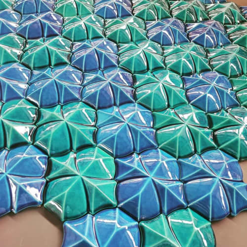 Rumu Tile (Handmade Tile) | Tiles by YP Art Ceramic. Item made of ceramic