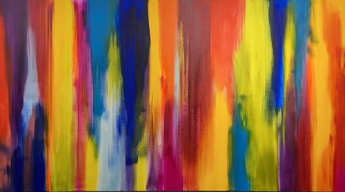 Pride | Oil And Acrylic Painting in Paintings by Jen Sterling. Item made of wood with canvas works with contemporary & modern style