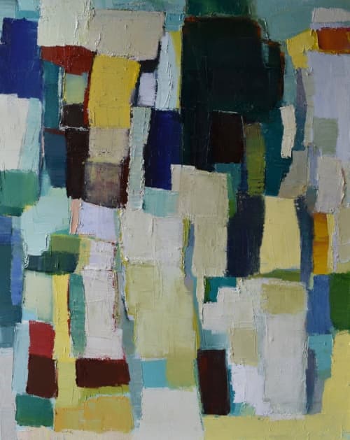 Land + Sea II | Oil And Acrylic Painting in Paintings by LangfordArt | Private Residence, Bend in Bend. Item composed of canvas and synthetic