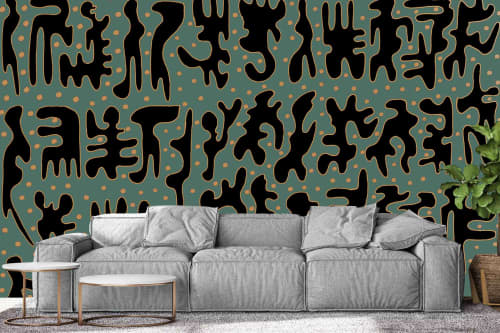 Real Language | Wallpaper in Wall Treatments by Cara Saven Wall Design. Item made of paper