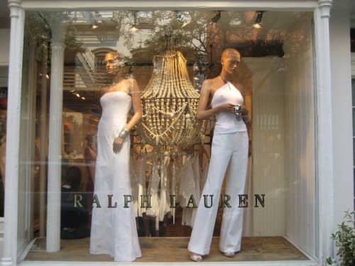The Original Mud Chandelier | Chandeliers by Mud Studio, South Africa | Polo Ralph Lauren in East Hampton. Item composed of steel and ceramic