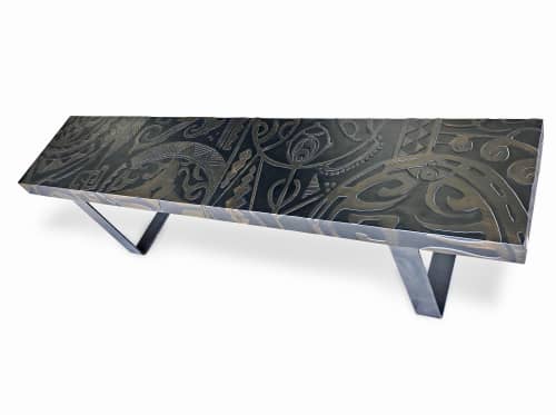 The Tat | Bench in Benches & Ottomans by Andrea Wendel. Item made of wood with steel