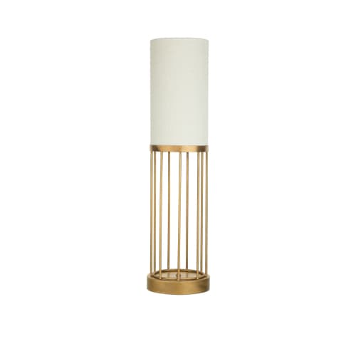 Cage 03 | Table Lamp in Lamps by Bronzetto. Item made of fabric & brass