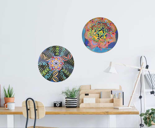Golden Lotus | Prints by Christina Saj Fine Art and Design. Item composed of metal