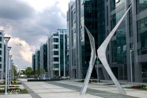 Take Off | Public Sculptures by Marko Kratohvil. Item composed of steel